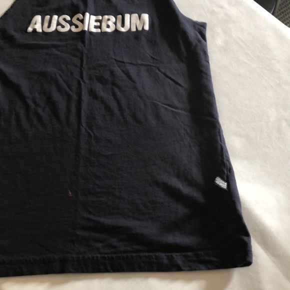 Men’s dark blue muscle tank top - Picture 4 of 5